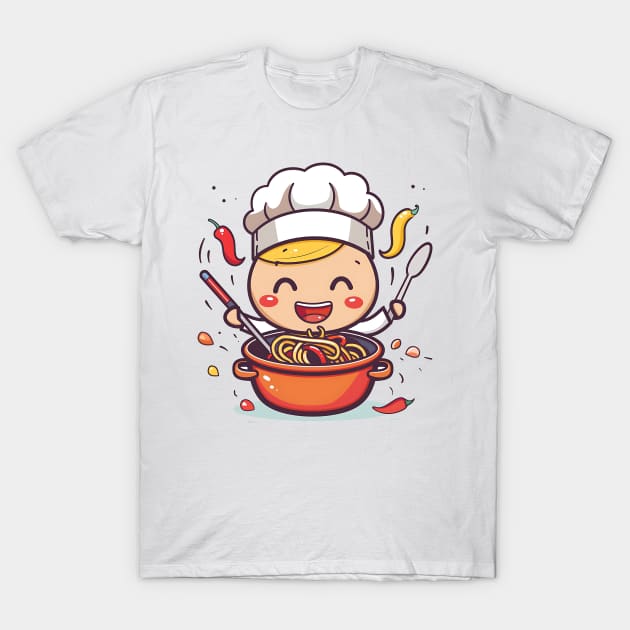 Cooking boos T-Shirt by Printashopus